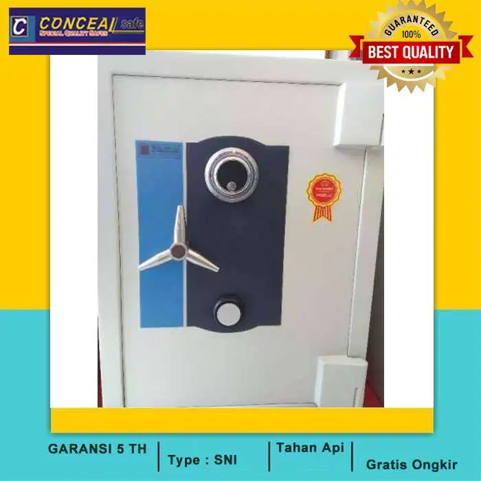 Lemari Besi Brankas Tinggi 70 Cm Zigler Size 2 Tahan Api Hingga 2 Jam