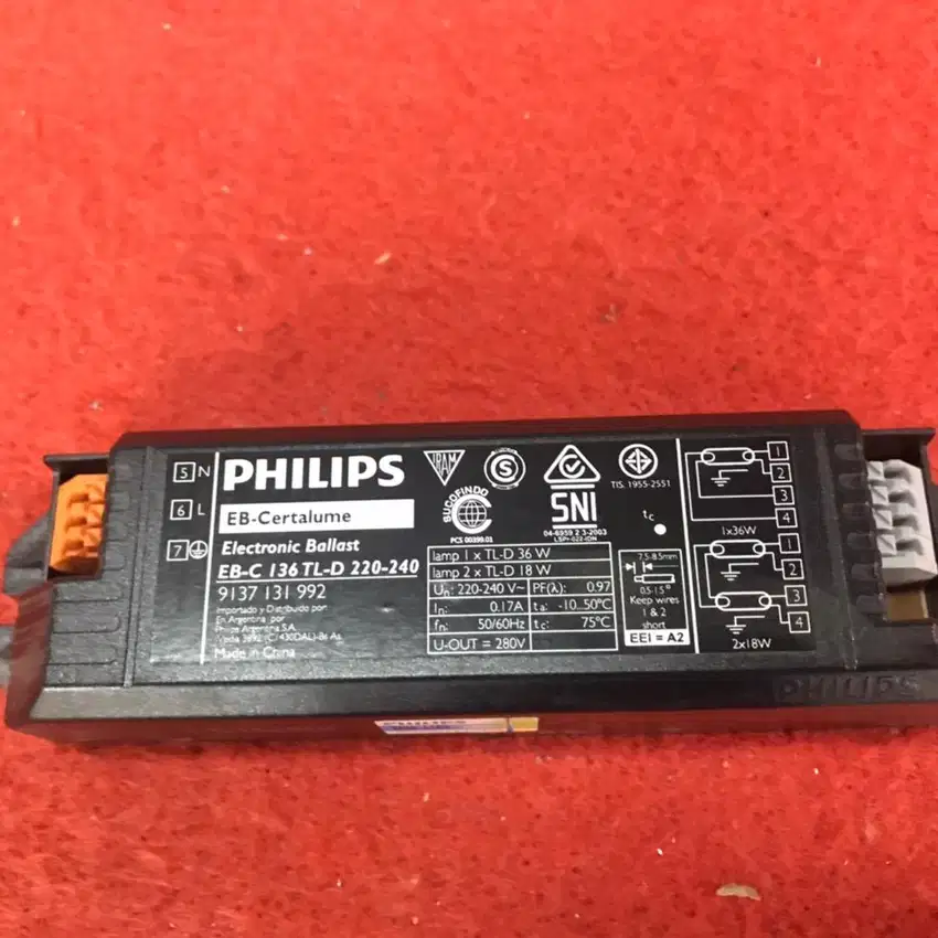 Ballast / trafo lampu vosloh,  panasonic philips baru 100%