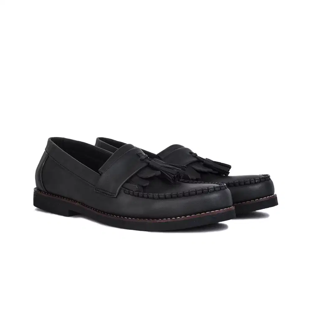 Sepatu Kasual Pria Jack Aaron Black TotoSuryo x Jack Footwear