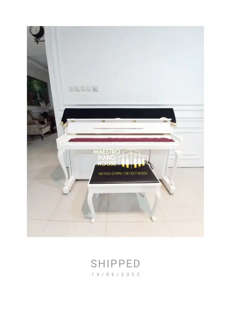 Piano yamaha putih LU