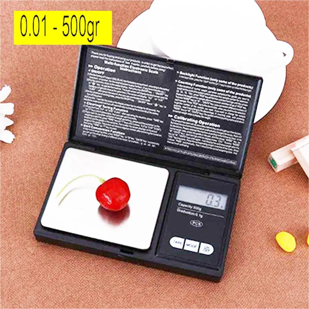 Timbangan Emas / Mas Digital Kapasitas Maks. 500gr, Ketelitian 0,01gr