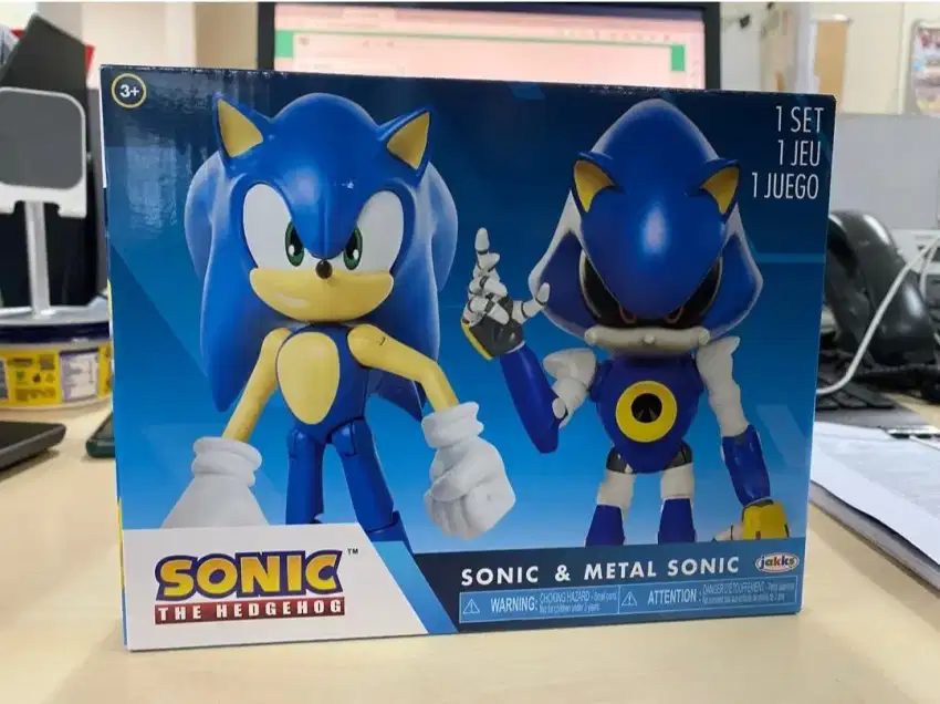 Sonic 2 dan metal sonic the hedgehog jakks pacific