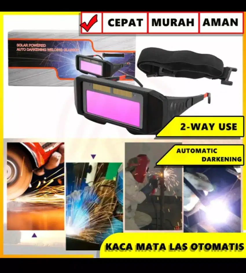 Kacamata Las Automatis Gelap