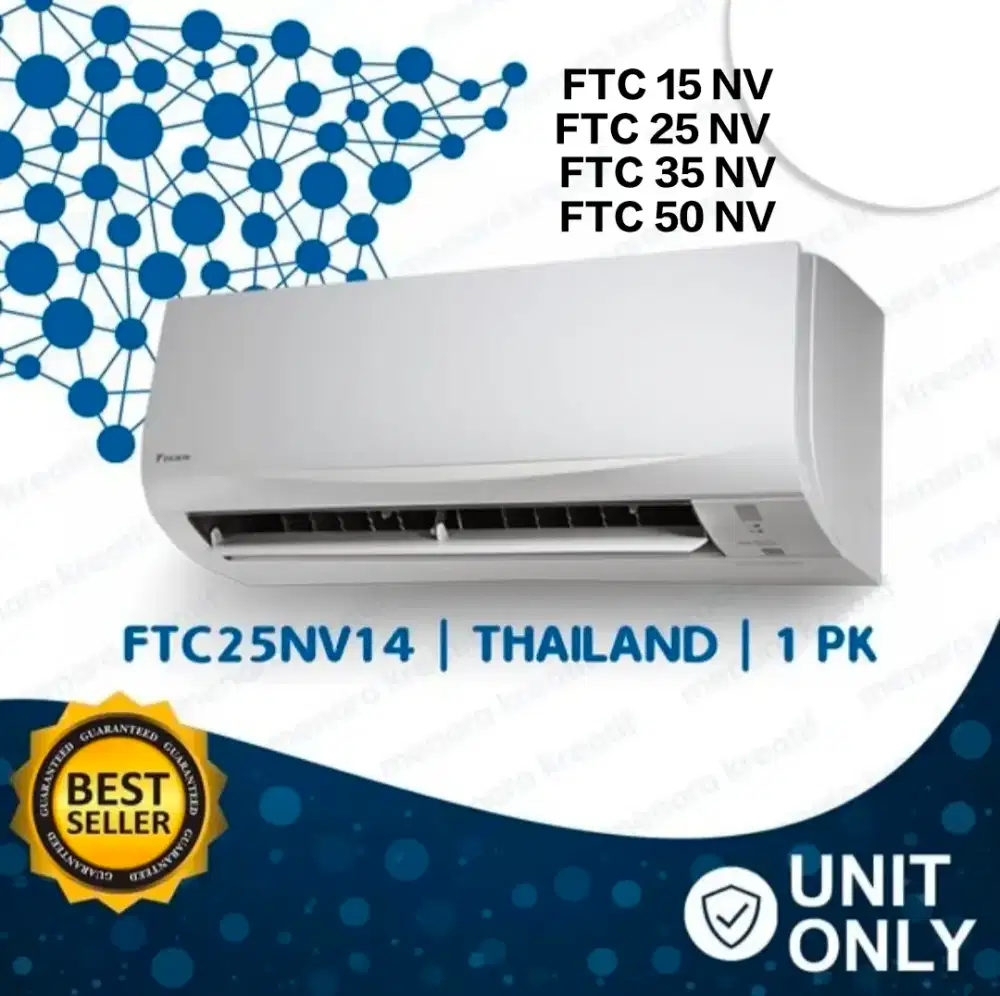 AC Daikin 1 PK Thailand 25NV Unit Baru Daya 780 watt Murah
