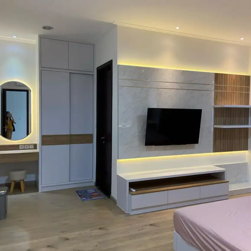 Furniture apartemen , furniture kamar tidur , living room