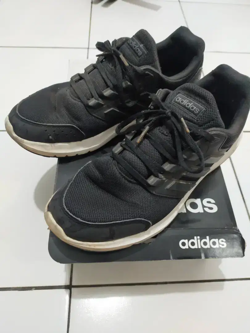 Sepatu adidas galaxy 4 hitam size 43