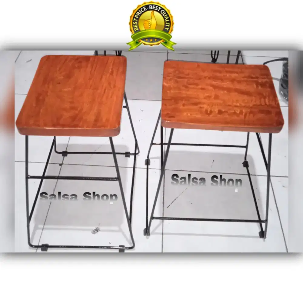 kursi cafe kotak tinggi 50 cm kursi besi kursi kafe kursi cafe