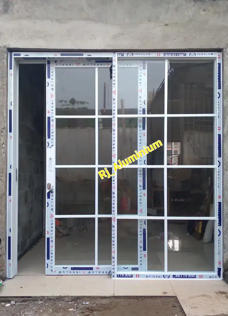 PINTU KACA GESER,SLIDING DAN ORNAMENT ukr 220x160
