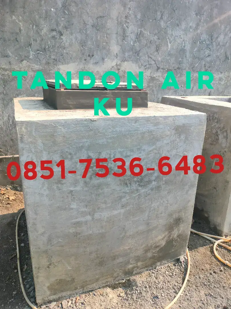 Tandon air ground tank beton cor saptictank beton