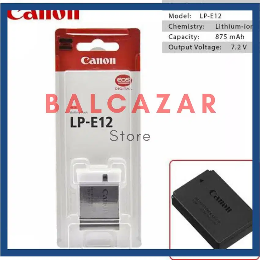 Baterai Canon LP-E12 Battery LP E12 Canon EOS M10 Eos M 100D