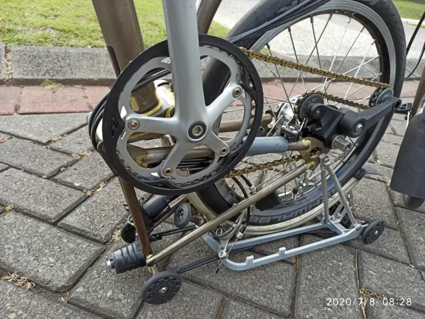 Malang Brompton M6R raw lacquare 2014