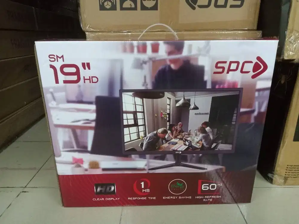 Monitor LED SPC 19 inch, Garansi 1 Tahun