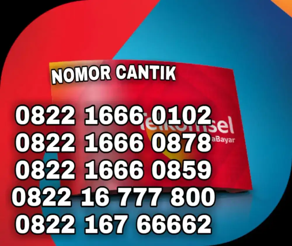 Nomor Cantik Simpati 4G / Kartu Perdana / Nomer Cantik As Combo Sakti
