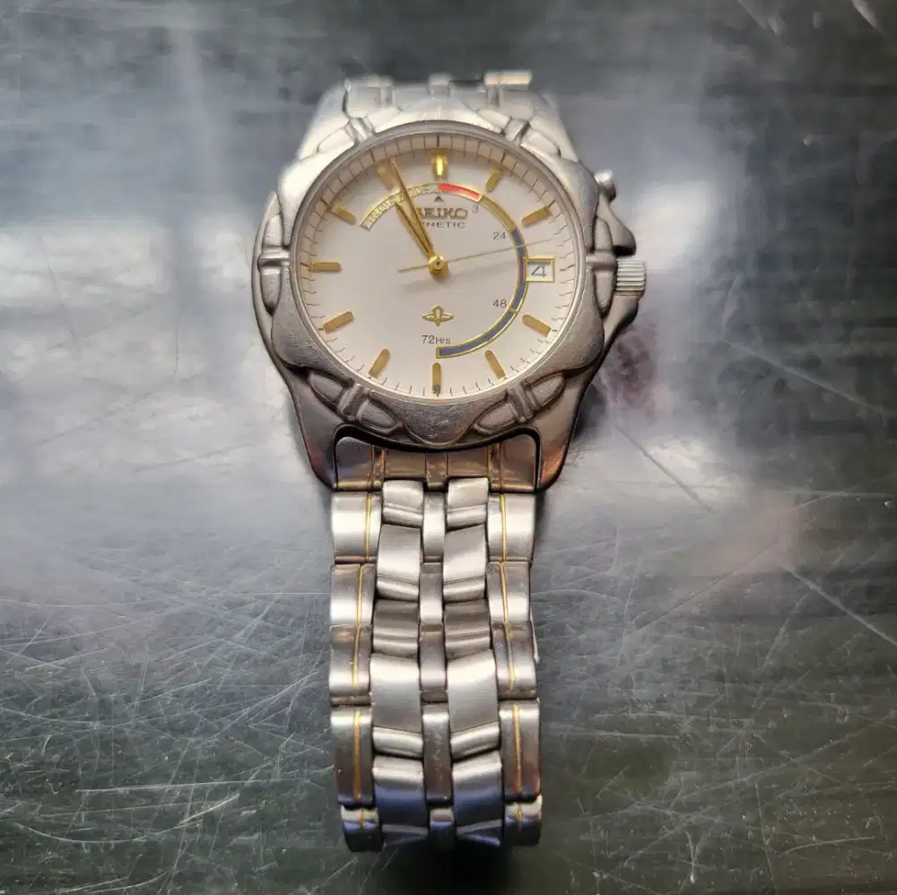 Seiko kinetic titanium on sale sq50