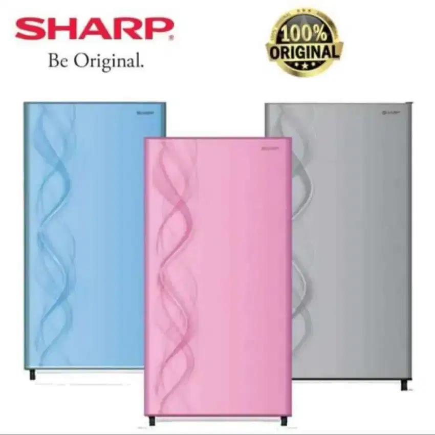 Bisa Cicilan.Kulkas 1pintu 168 liter sharp ( sj-n182d-ab ) Aurora biru