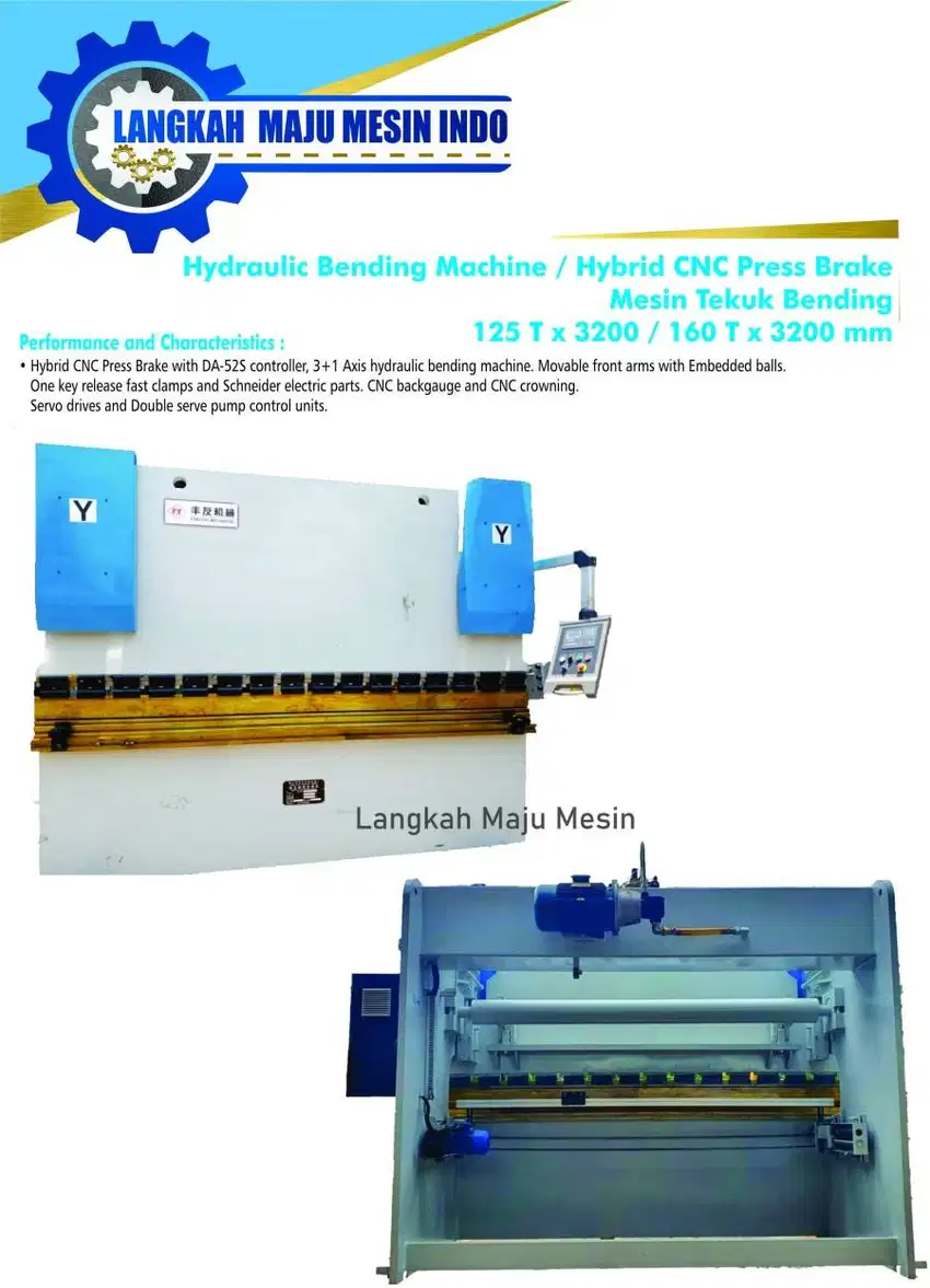 Mesin Bending / Tekuk Plat 160 ton x 3200