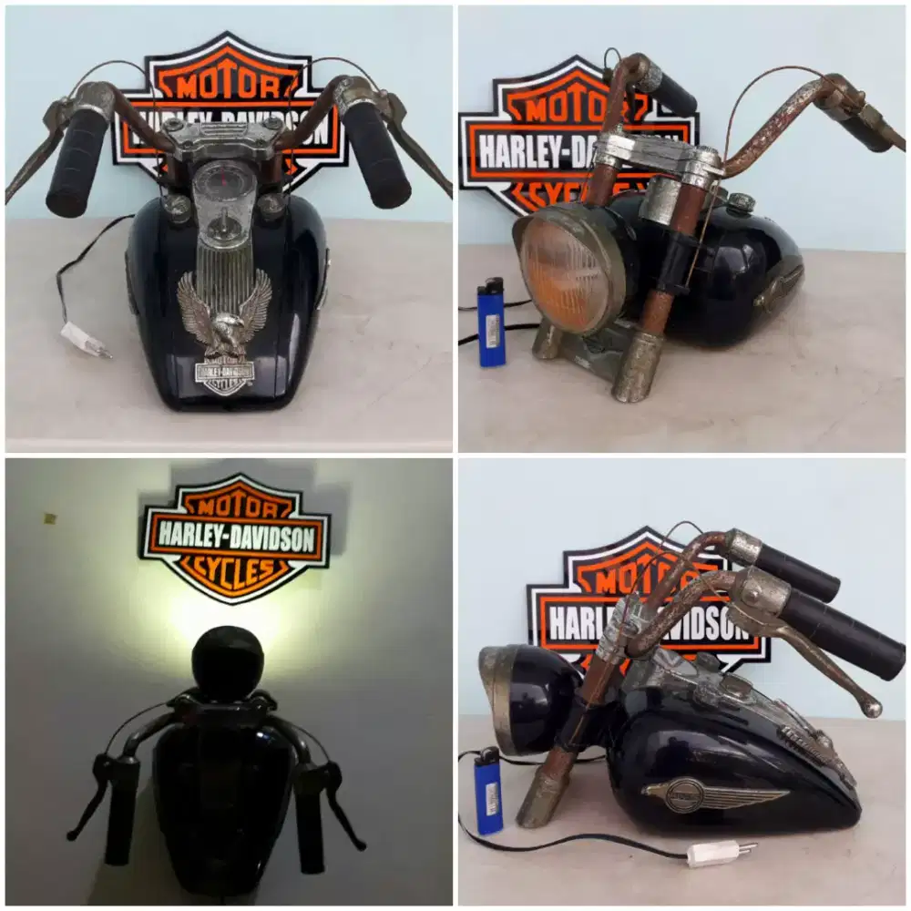 Harley davidson radio jadul seiko vespa flattank roundtank vintage