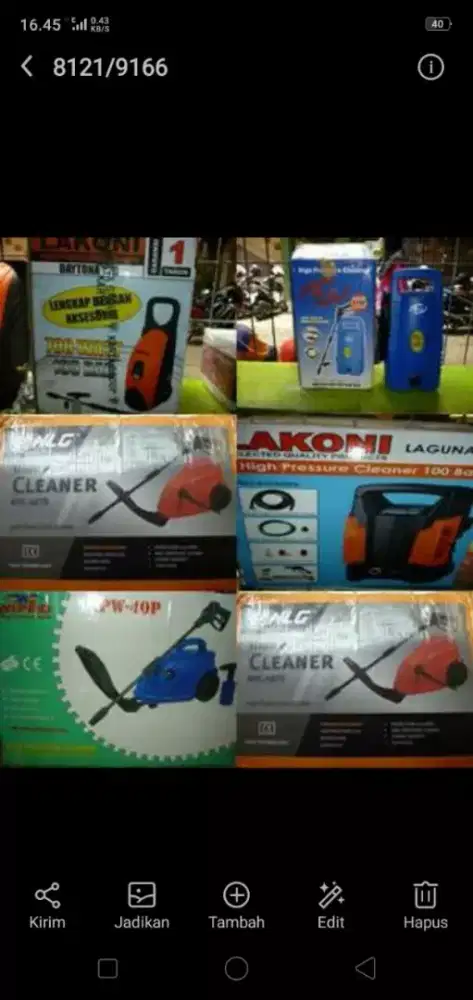 (RUMAH TEKNIK JOGJA)Berbagai jet clener high pressure