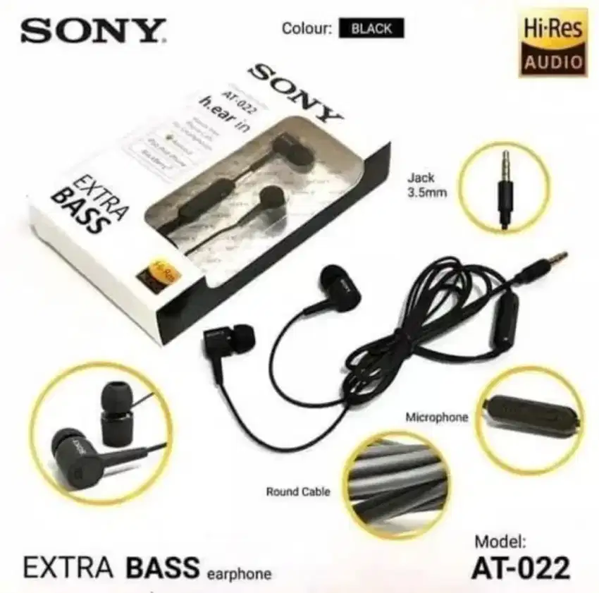 Headset Sony AT-022 Mega bass