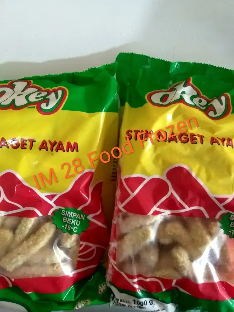 jual nugget  ayam stick okey 1 kg