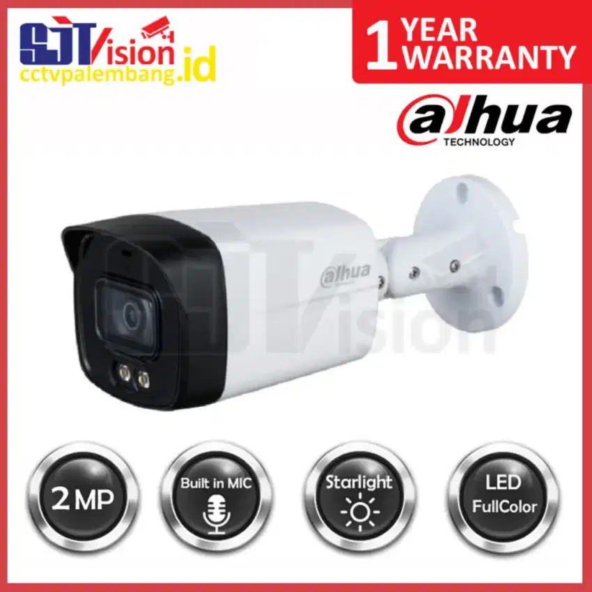 Camera CCTV Outdoor - Dahua 2MP Built-in Mic