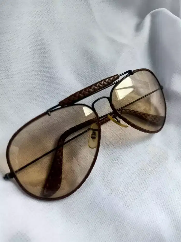 Kacamata Rayban BL usa leather 58 langka rare