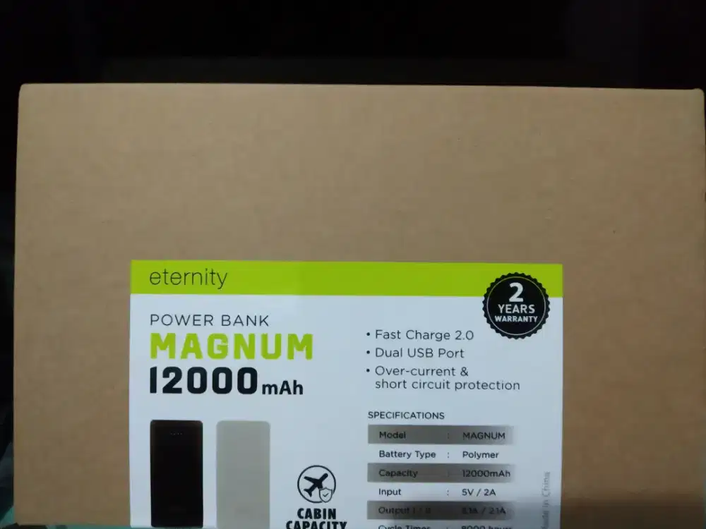 Eternity - Magnum / Powerbank 12000 mAh Murah / Quick Charge