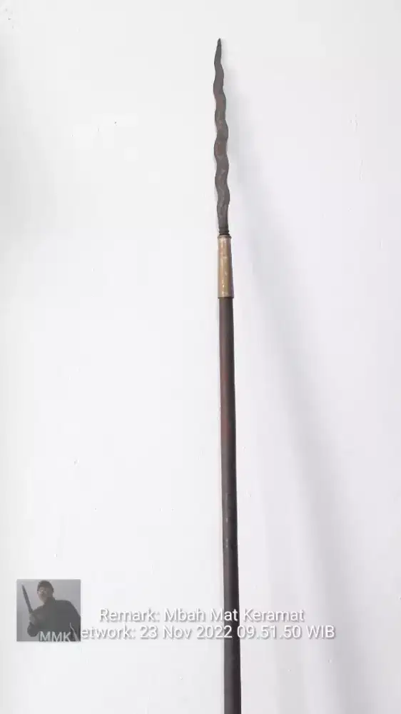 Pusaka tombak korowelang asli original sepuh