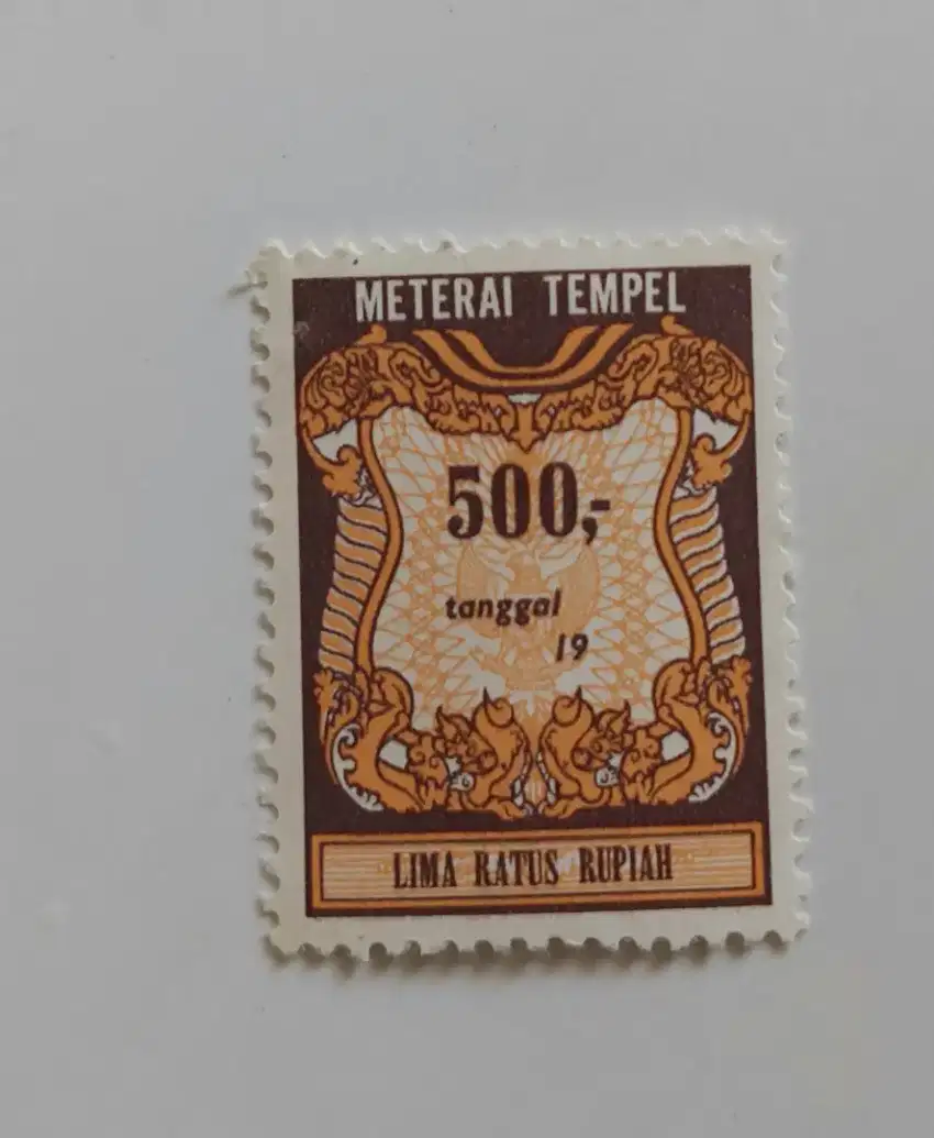 Materai tempel 500 rupiah