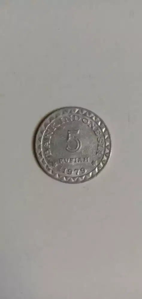 Uang koin 5Rupiah thn 1979