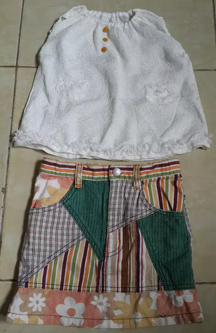 set pakaian anak  batita import