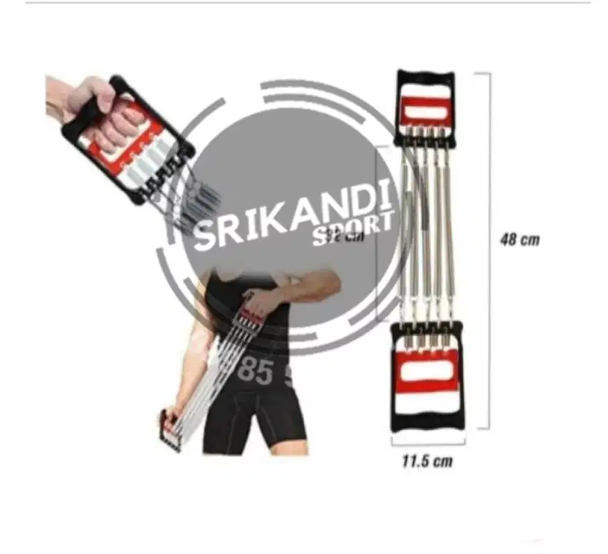 Chest Expander Workout Exercise | Alat Latihan Otot Beban Gym Fitness