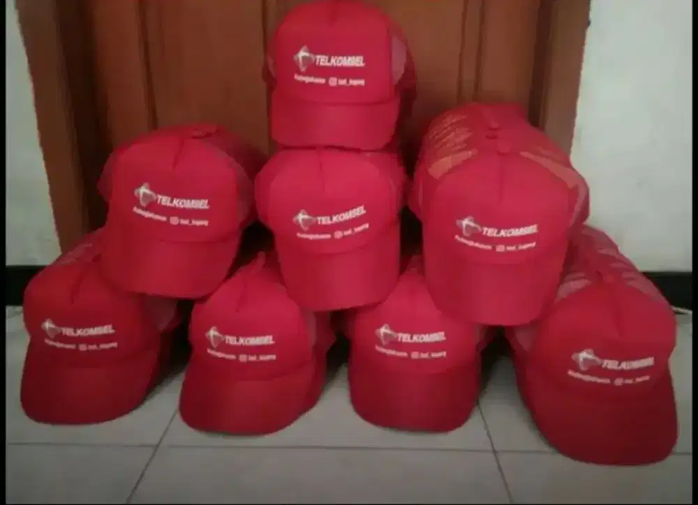 Topi Jaring Trucker Sablon Satuan
