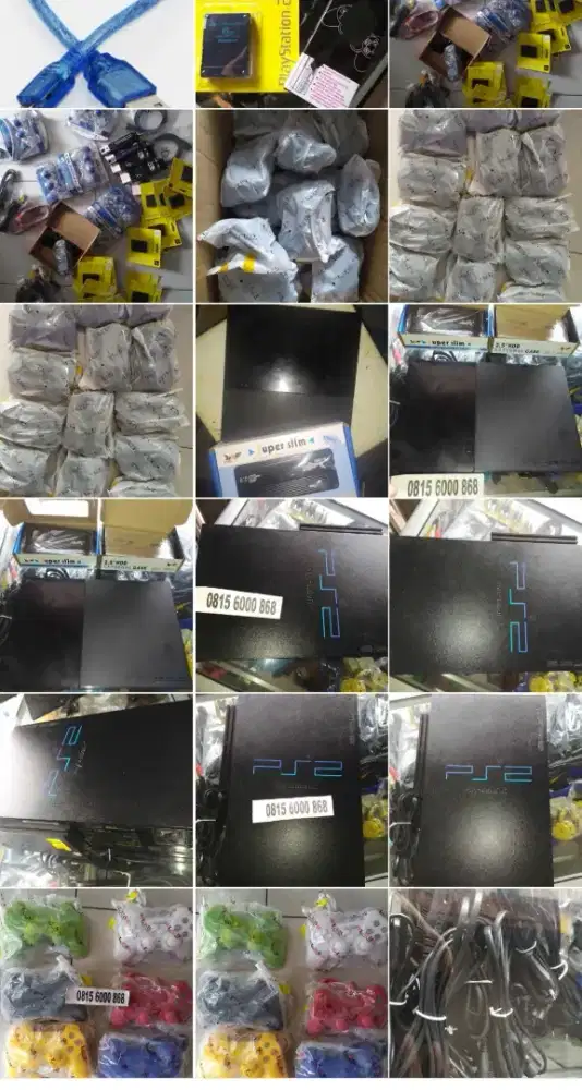 Stik ps2 warna elite hitam ps3 ps4
