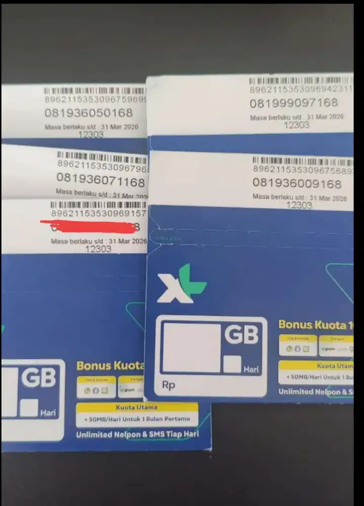 Nomer Cantik XL Ekor 168