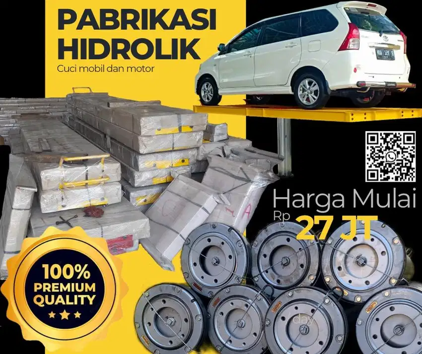 Hidrolik cuci mobil bergaransi 5 thn