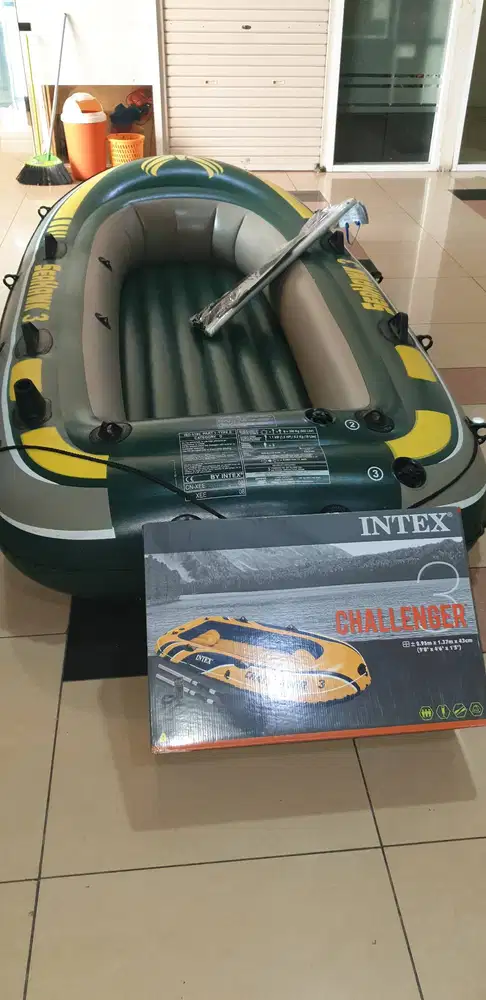 Perahu Karet Challenger 3 Boat Set Inflatable Raft - INTEX 68370