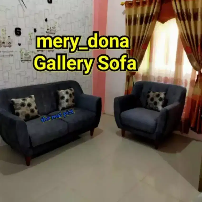 Sofa retro minimalis cocok untuk ruangan yang kecil