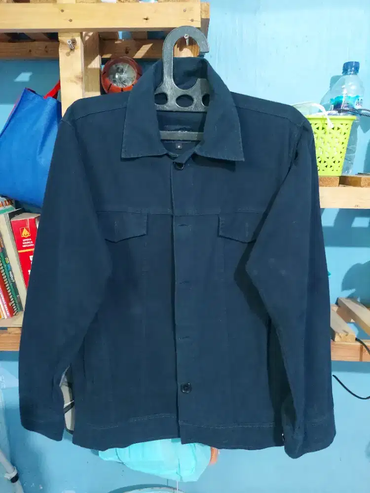 Jaket Kemeja Navy