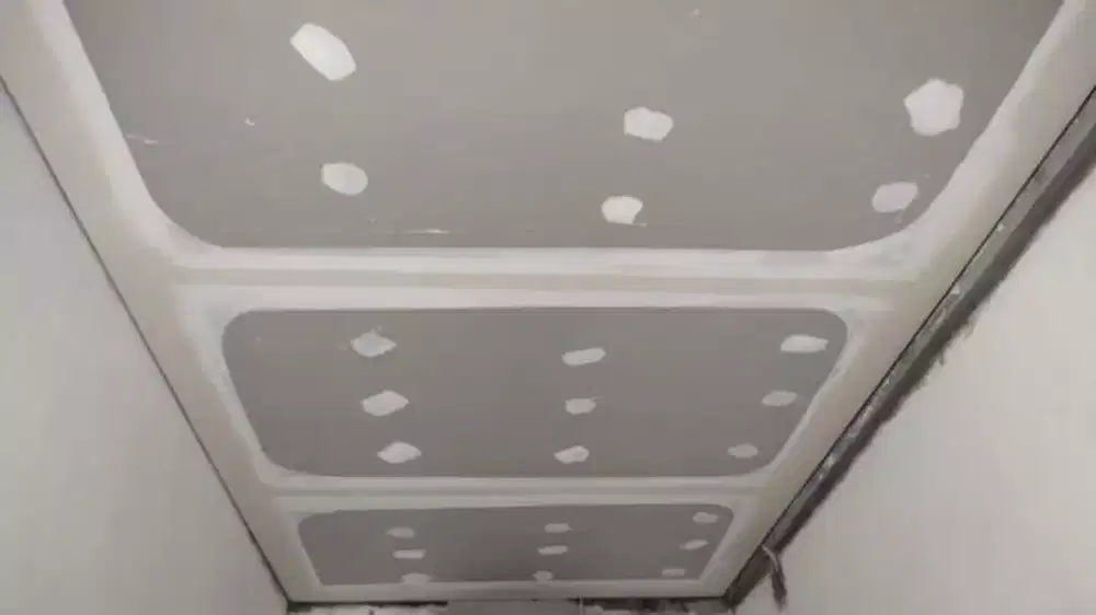 pasang plapon gypsum partisi sekat ruangan