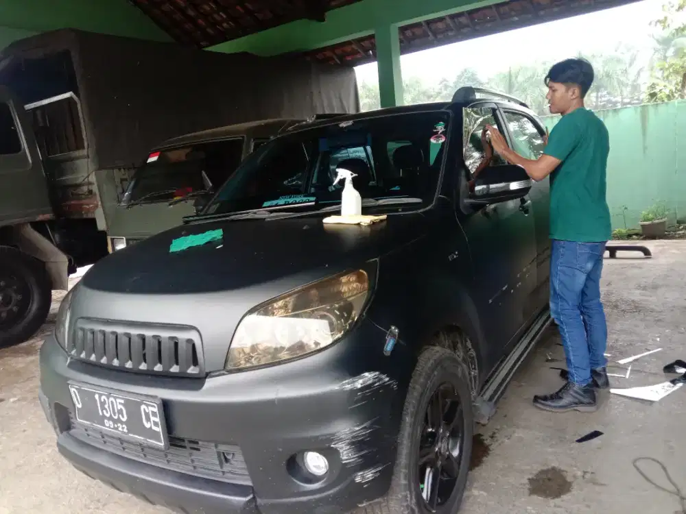 Kaca film hitam silver murah