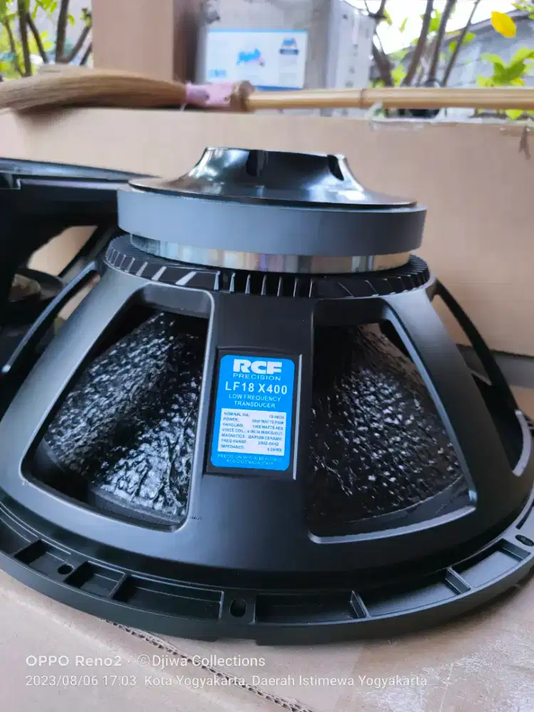 Speaker RCF 18X400 Original, Baru Spiker Balap RDW 18 inch