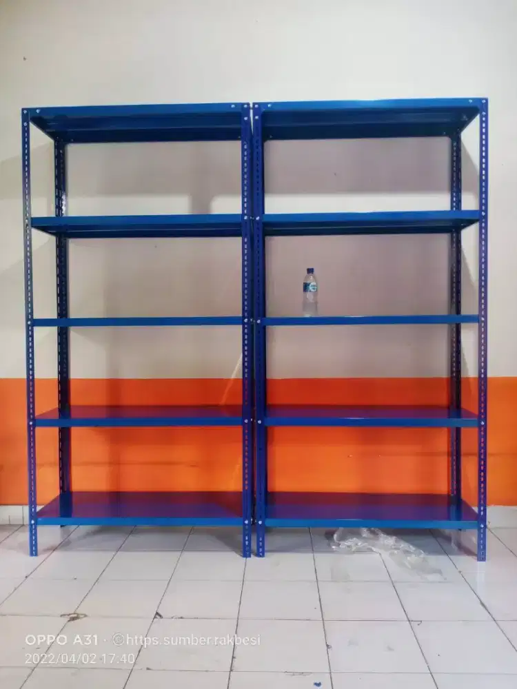 Jual rak besi siku lobang