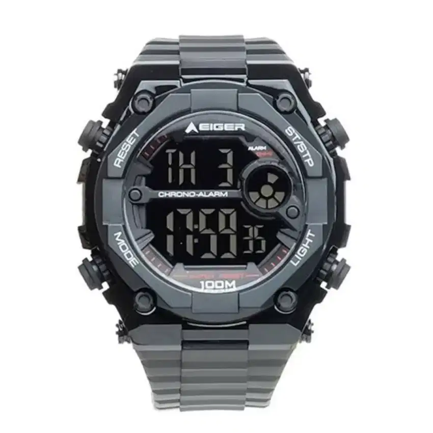 SR JAM TANGAN EIGER LCD WATCH YP11538 