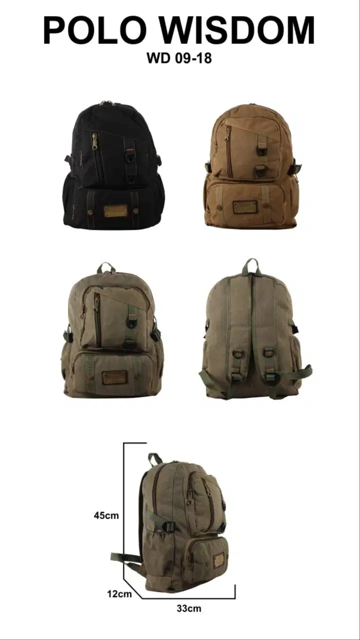 Ransel Polo Kanvas