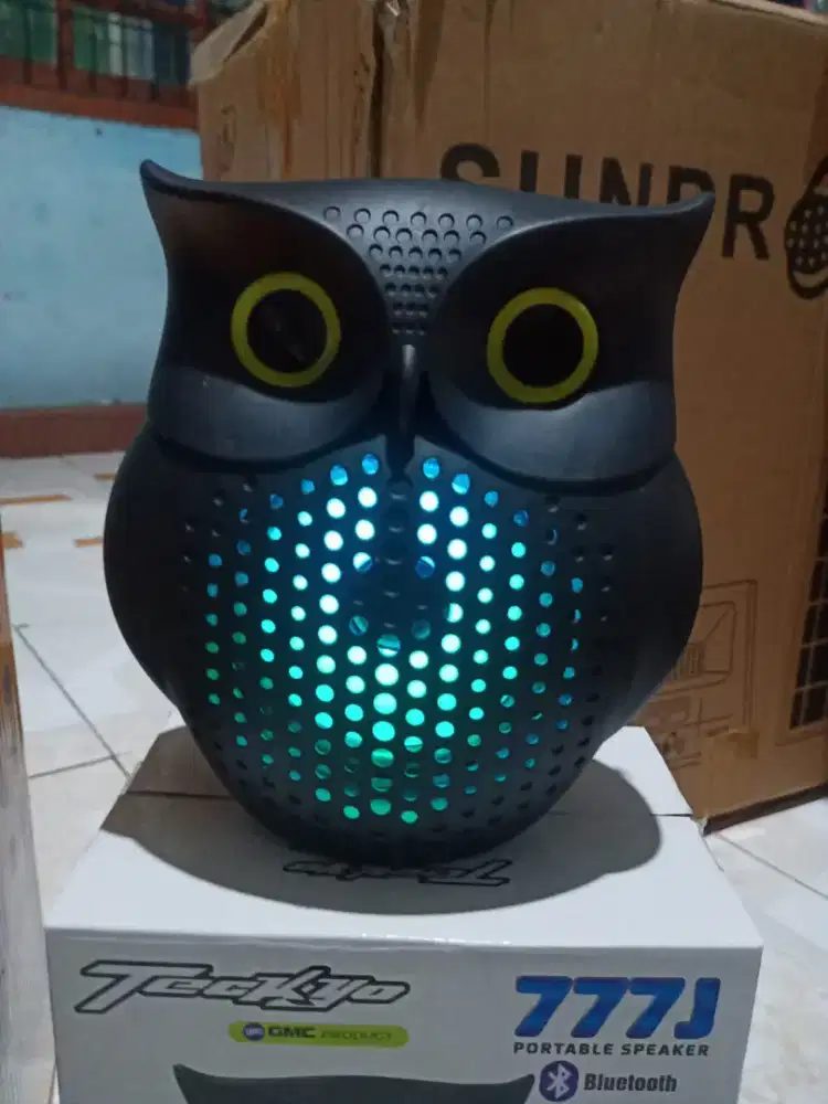Speker Modern burung hantu Super BASSS