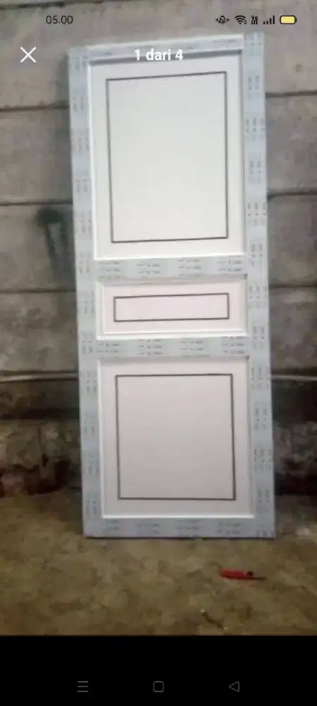 Jual kusen pintu satu dan pintu dua dari bahan aluminium dan kayu