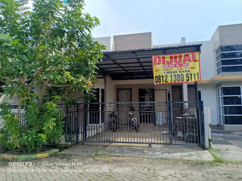 DIJUAL RUMAH DAUN VILLAGE