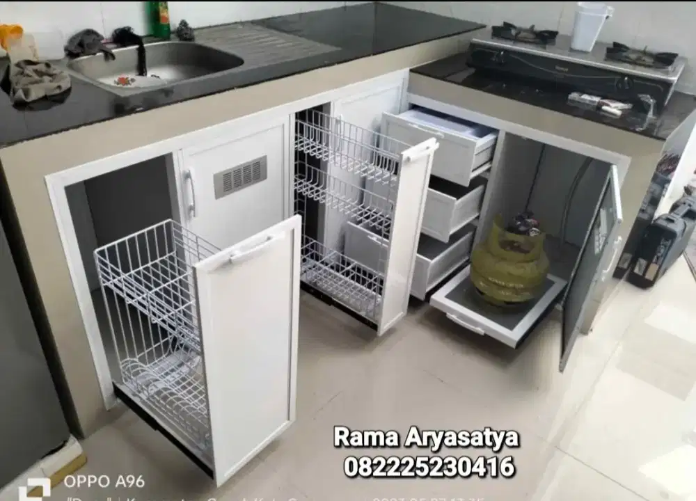 Kitchen set aluminium anti karat anti kropos langsung pengrajin murah