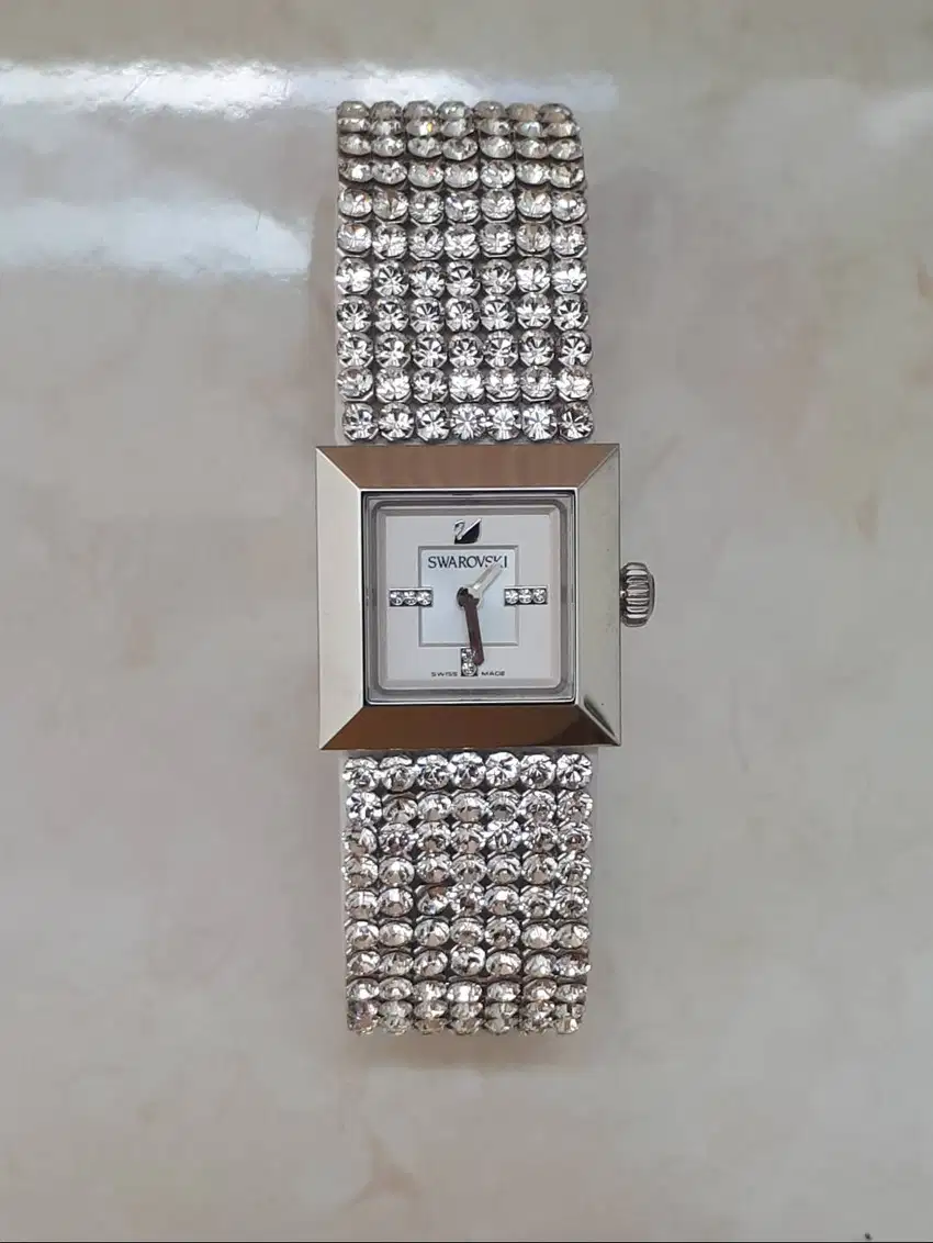 Swarovski 1000673 Lady Luxury Watches Elis Crystal Mesh Arloji (A820)